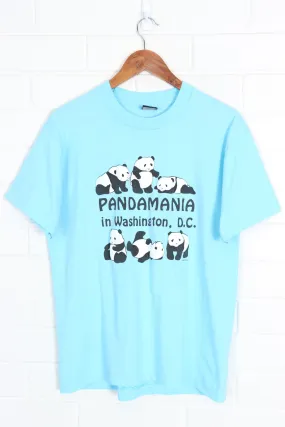 1988 Vintage 'Pandamania in Washington D.C.' Puff Print Pandas Tee (M)