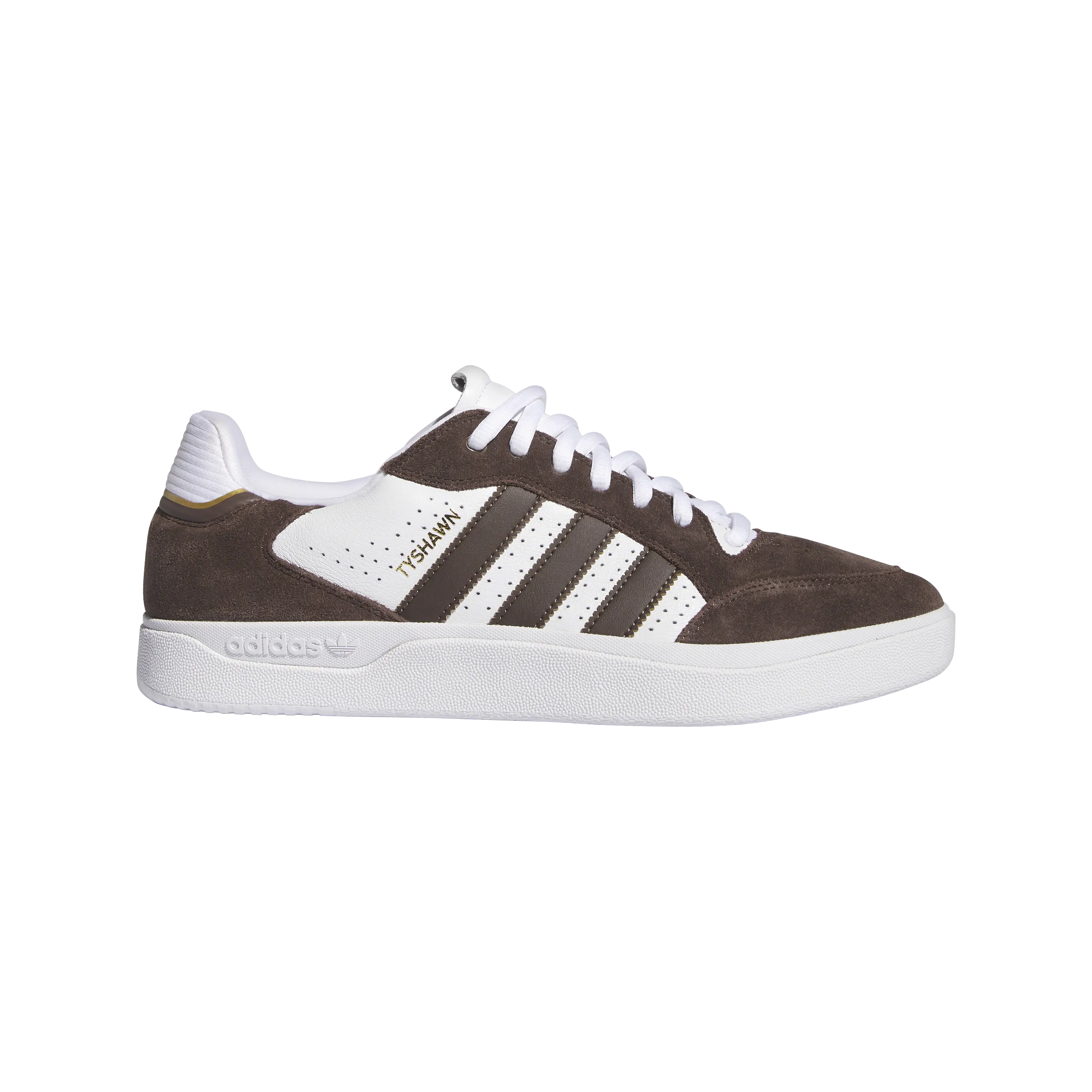 Adidas Tyshawn Low - Brown/White/Gold Metallic