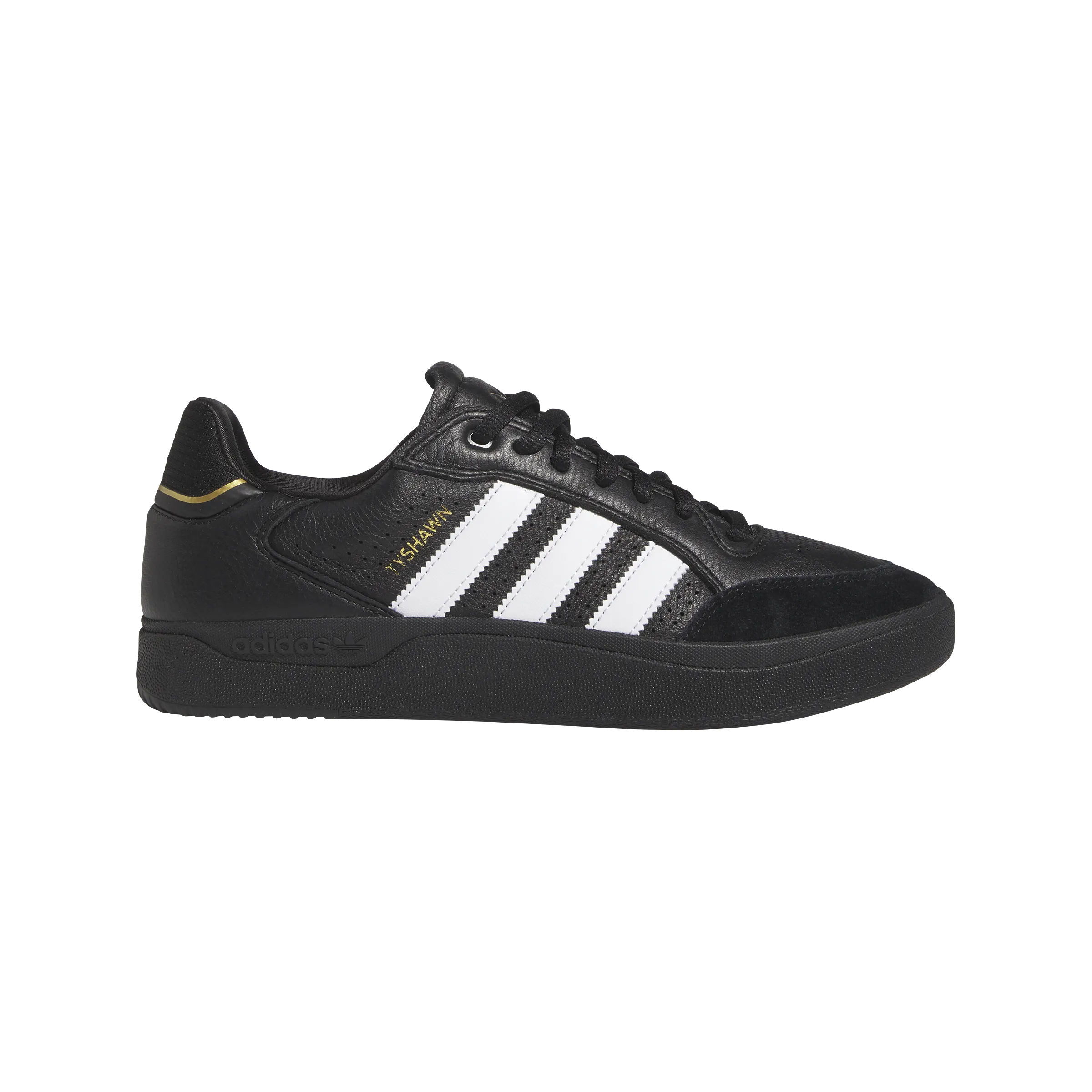 Adidas Tyshawn Low - Core Black/Cloud White/Gold Metallic