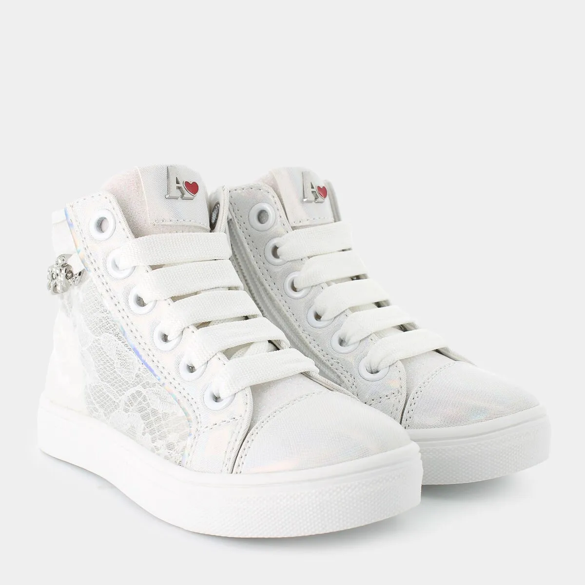 AG16013BUTTERBIANCO PIZZO- SNEAKERS