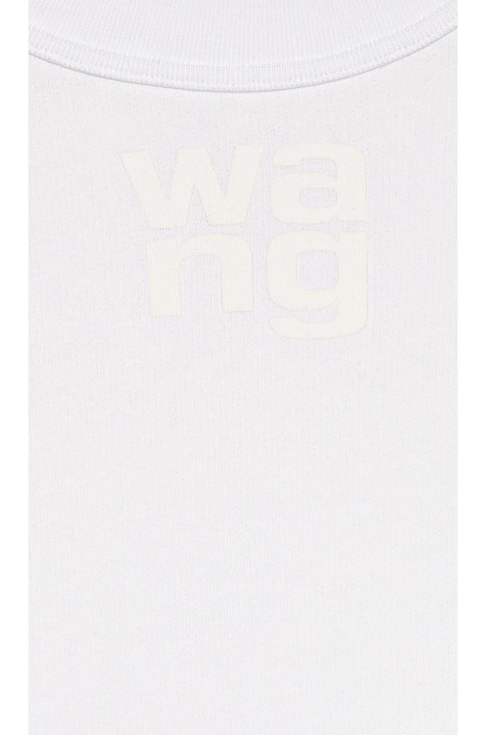 Alexander Wang  |Crew Neck Long Sleeves Plain Cotton Logo