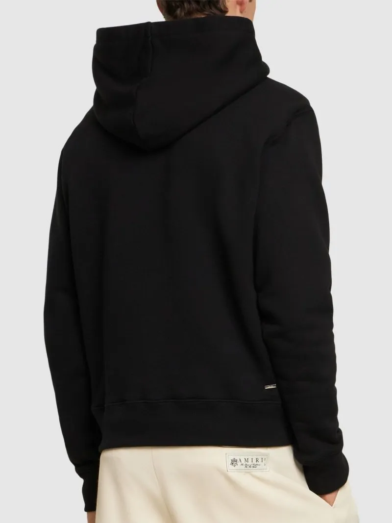 AMIRI  |Street Style Long Sleeves Cotton Logo Hoodies