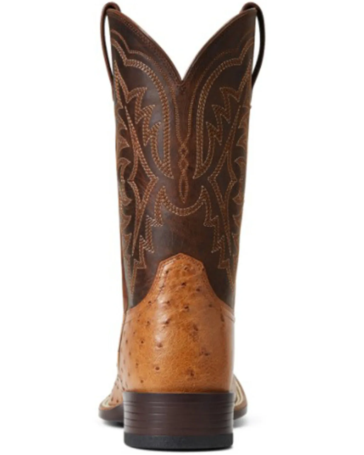 Ariat Men's Ranger Smooth Full Quill Ostrich Night Life Ultra Western Boot - Broad Square Toe