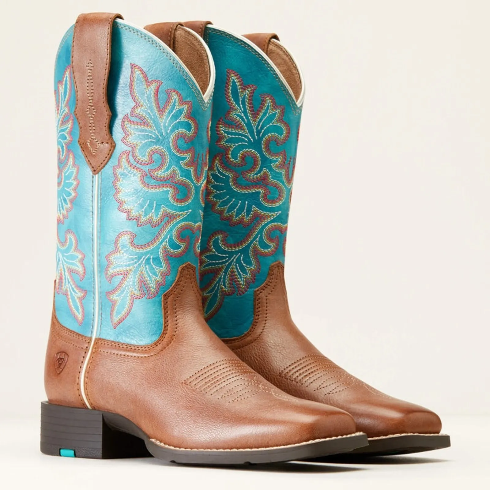 Ariat Round Up Wide Square Toe StretchFit Western Boot