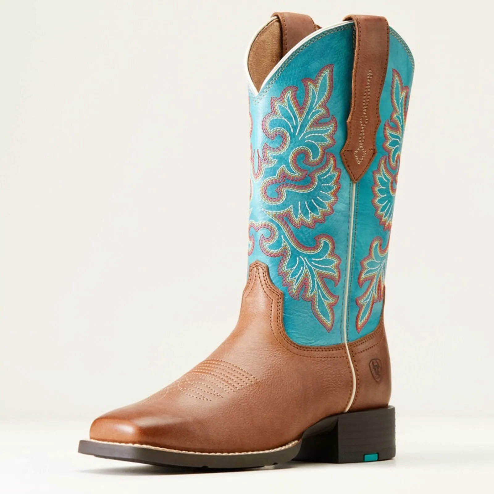 Ariat Round Up Wide Square Toe StretchFit Western Boot