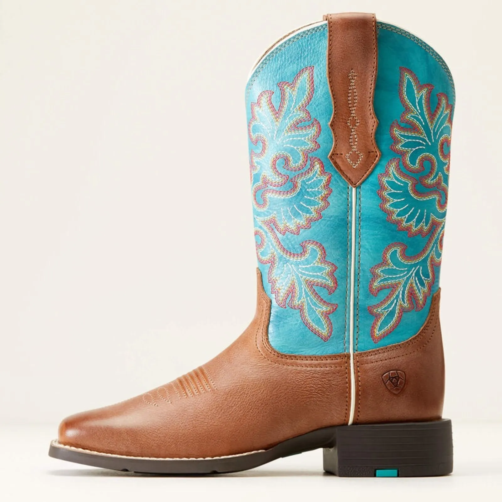 Ariat Round Up Wide Square Toe StretchFit Western Boot