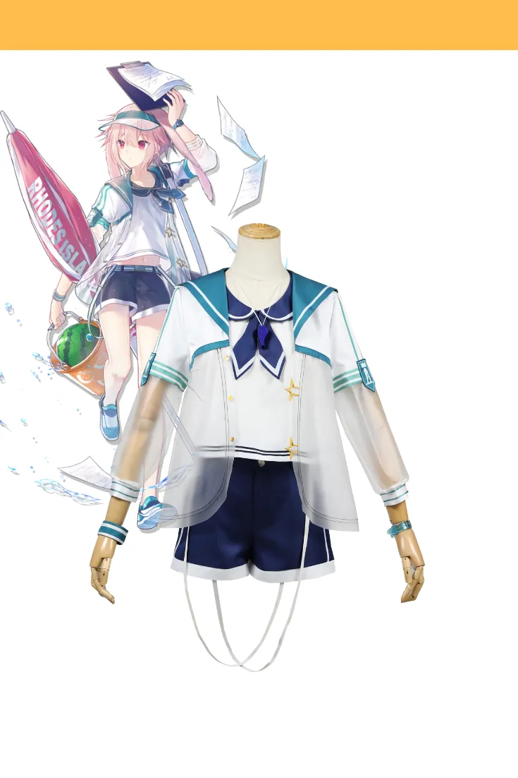 Arknights Ansel Summer Outfit Cosplay Costume