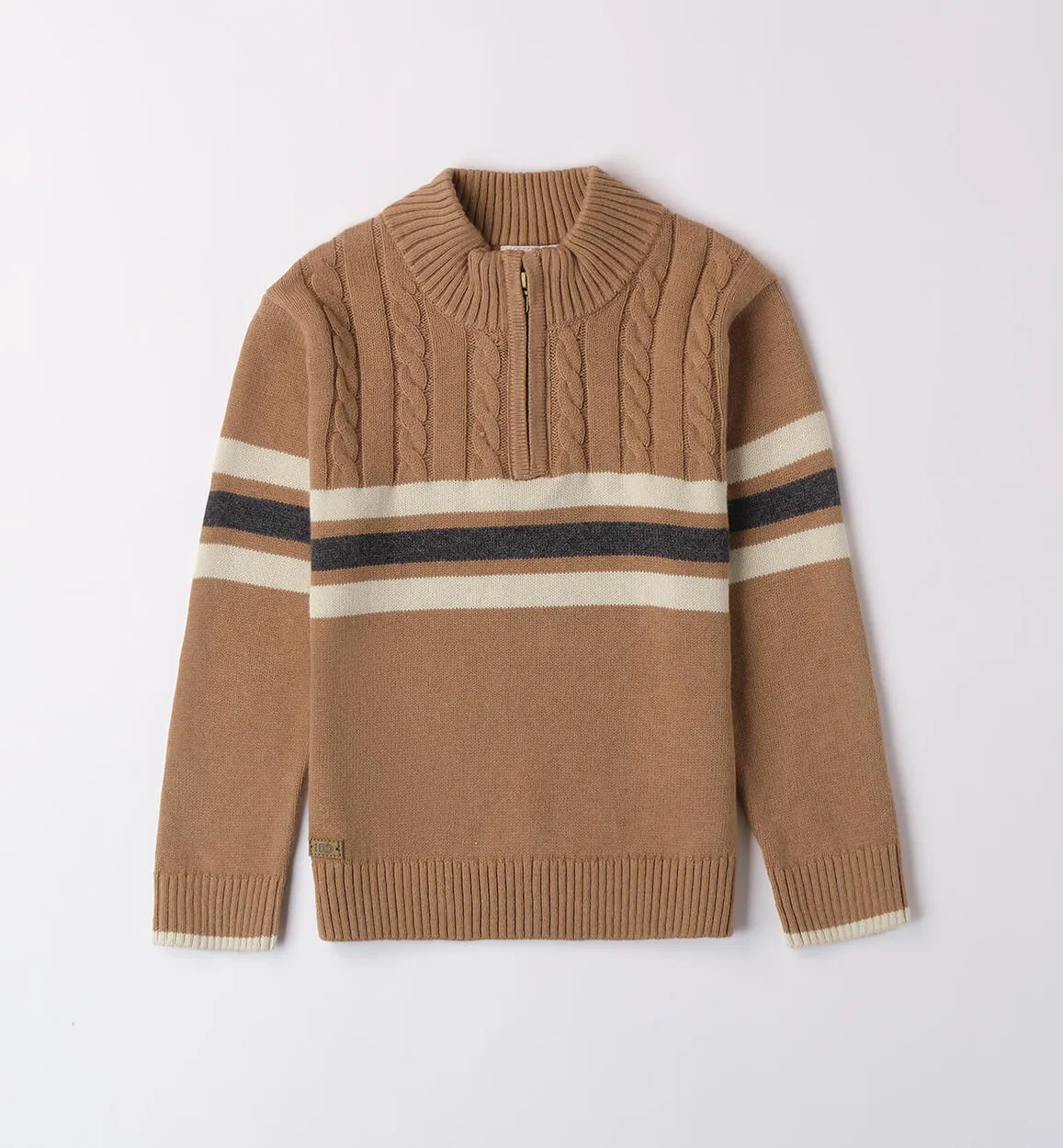 Baby boy zippered sweater