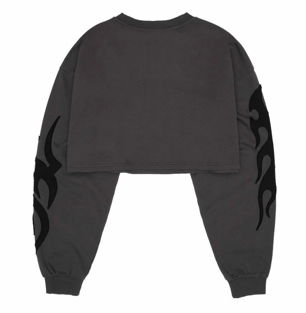 BADEE  |Sweat Street Style Long Sleeves Logo Hoodies & Sweatshirts