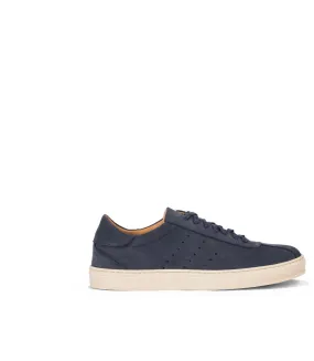 Blue nubuck sneakers