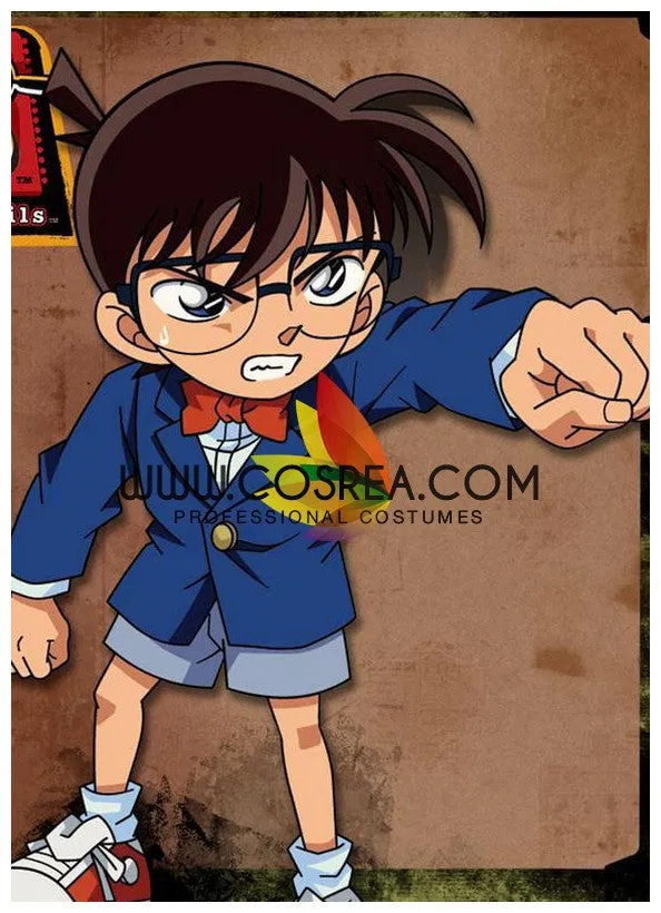 Case Closed Conan Teitan Elementary Winter Cosplay Costume