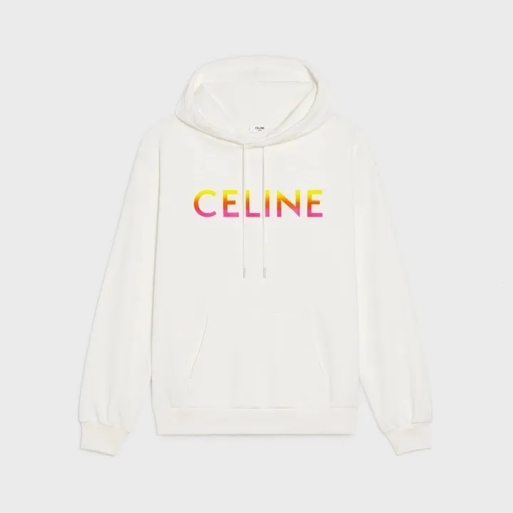 CELINE  |Unisex Street Style Cotton Logo Luxury Hoodies