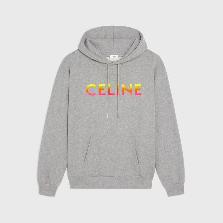 CELINE  |Unisex Street Style Cotton Logo Luxury Hoodies