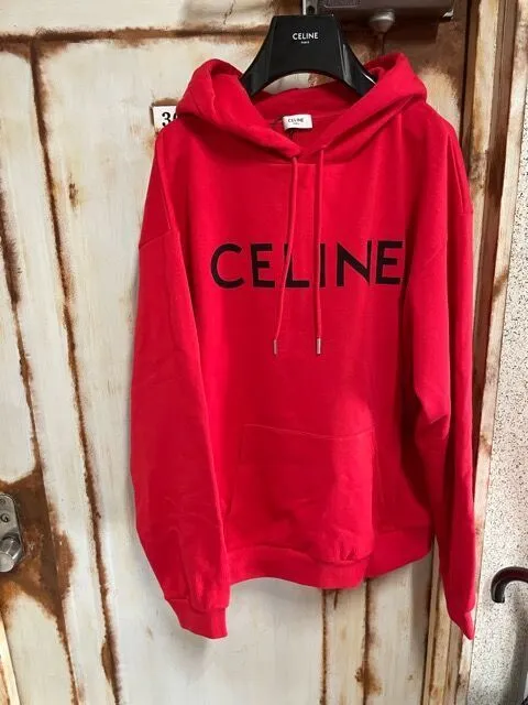 CELINE  |Unisex Sweat Street Style Long Sleeves Luxury Hoodies