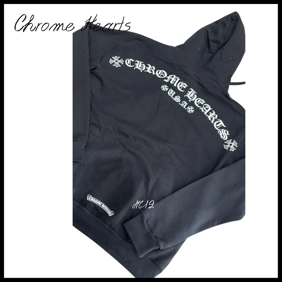 CHROME HEARTS  |Unisex Street Style Hoodies