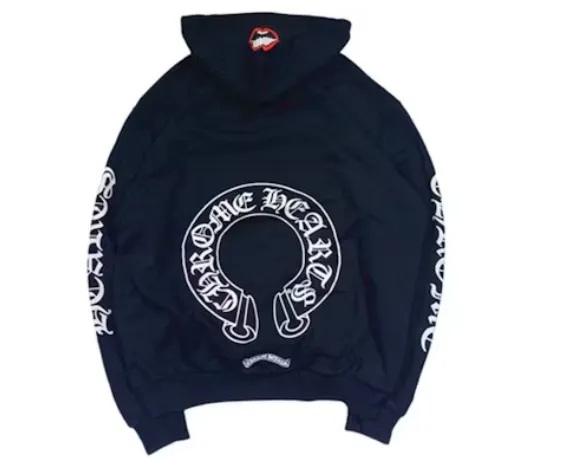 CHROME HEARTS  |Unisex Street Style Logo Hoodies