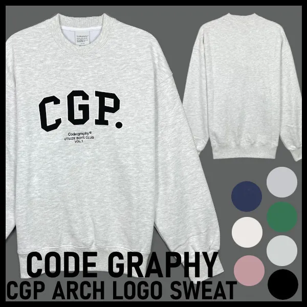 Code graphy  |Unisex Street Style Logo Hoodies & Sweatshirts