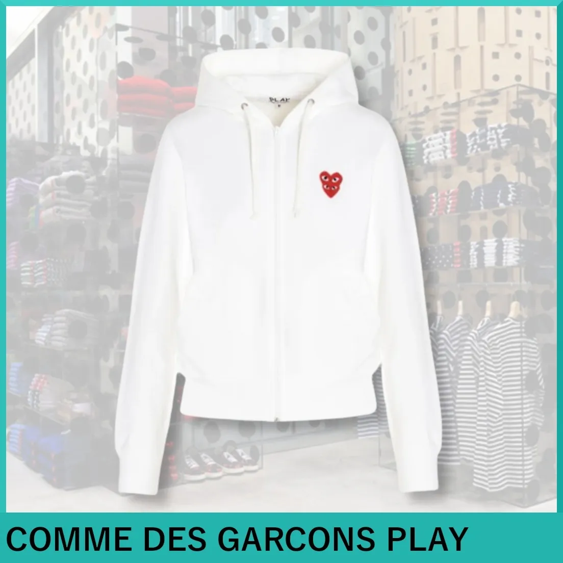 COMME des GARCONS  |Plain Logo Designers Hoodies