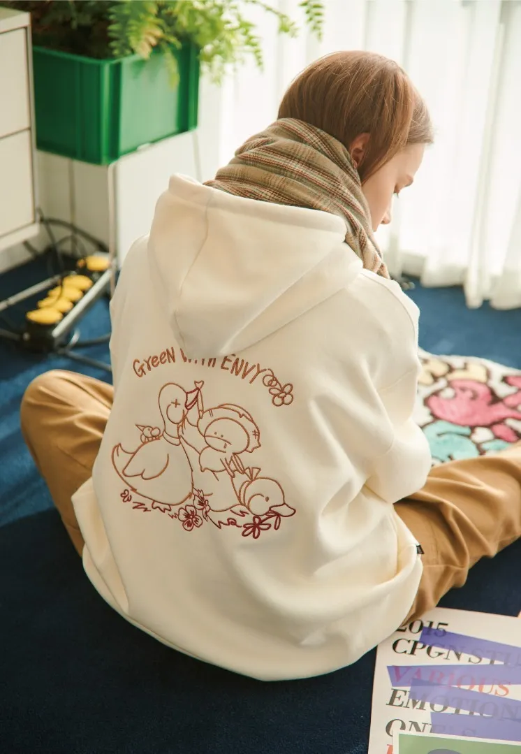 COMPAGNO  |Unisex Street Style Logo Hoodies