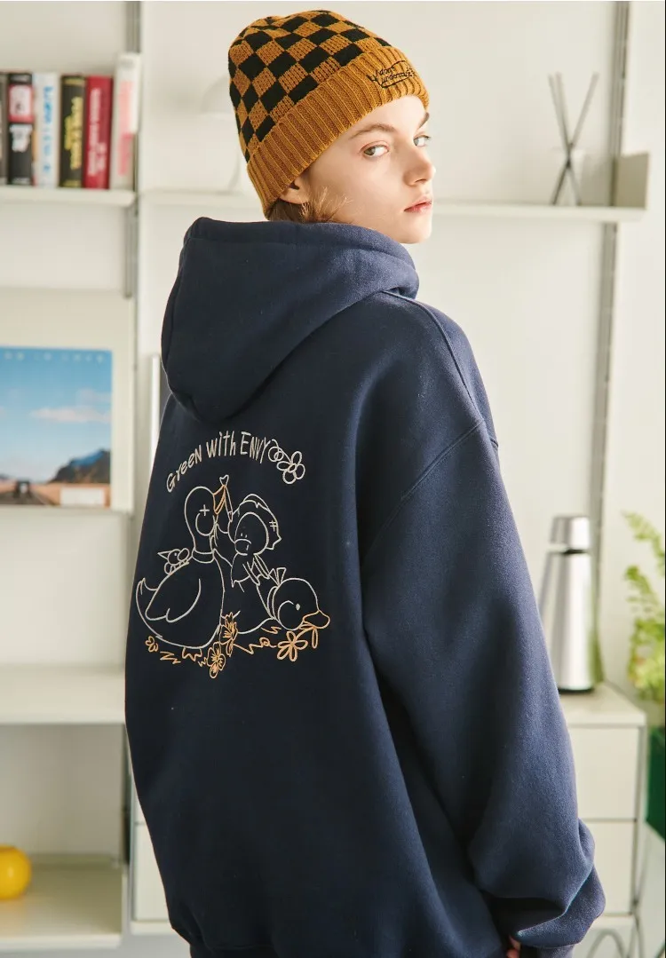 COMPAGNO  |Unisex Street Style Logo Hoodies