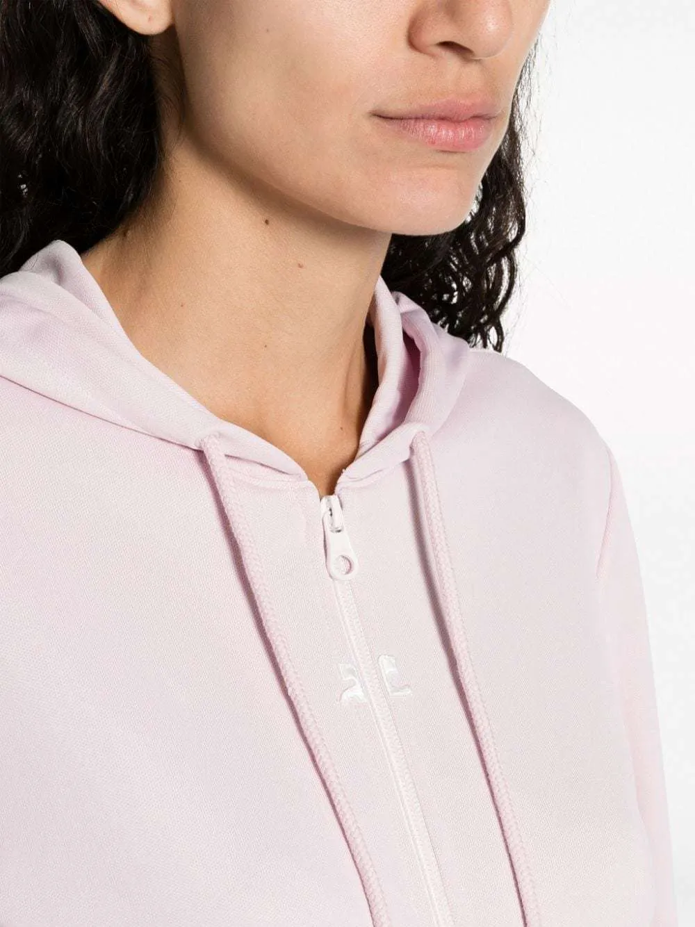 Courreges  |Street Style Long Sleeves Logo Hoodies & Sweatshirts