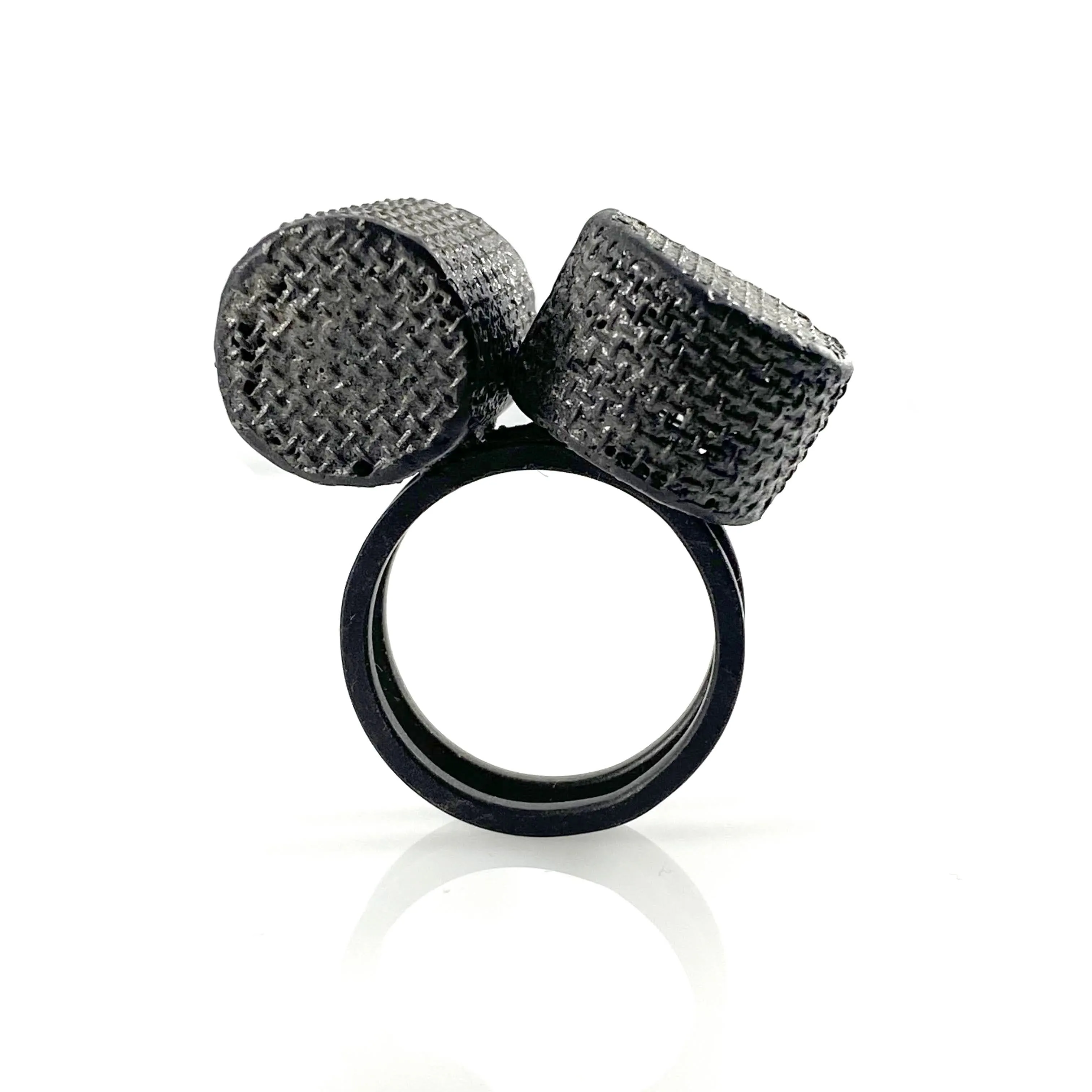 Double Mesh Cylinder Ring