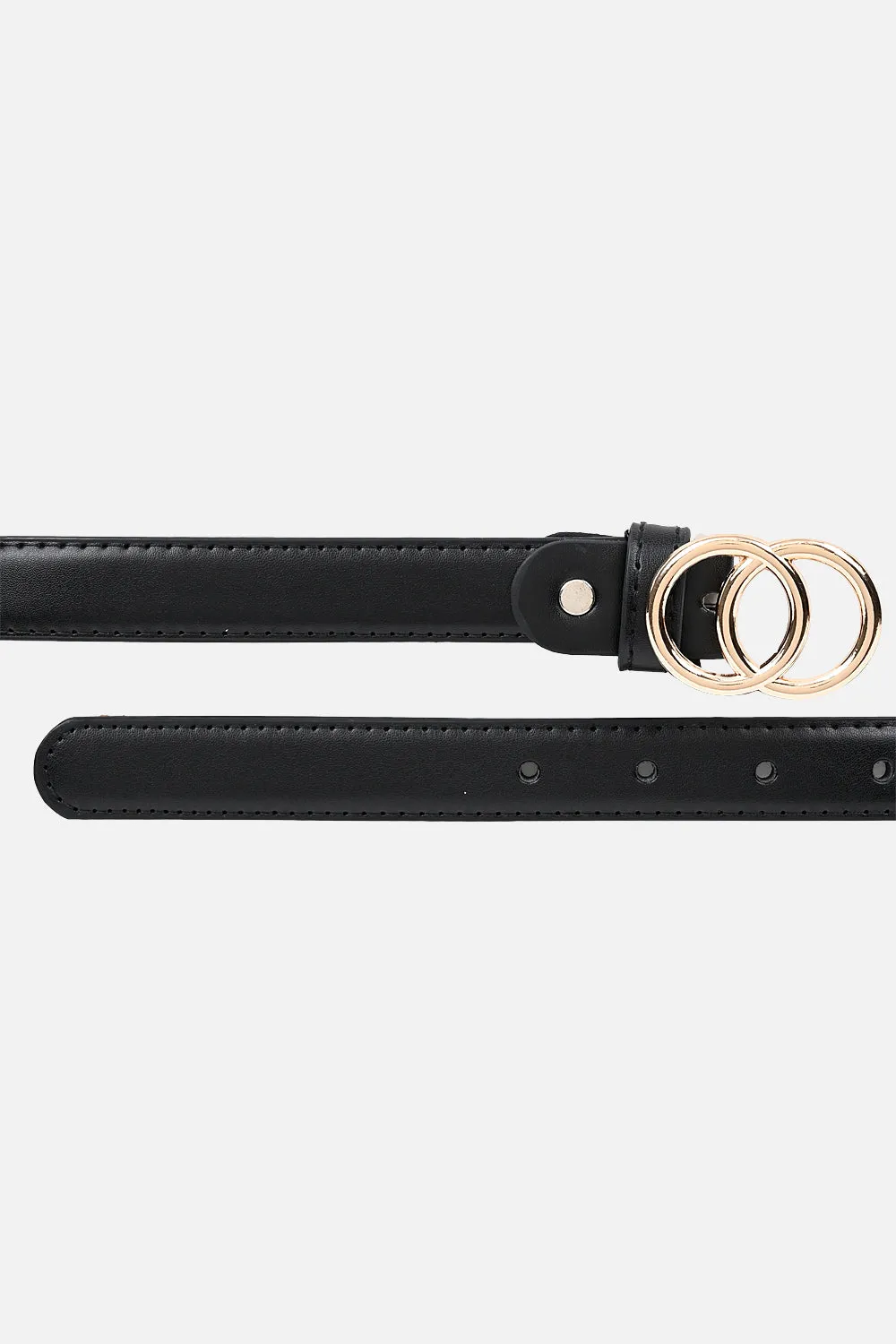 Double Rings Buckle Belt