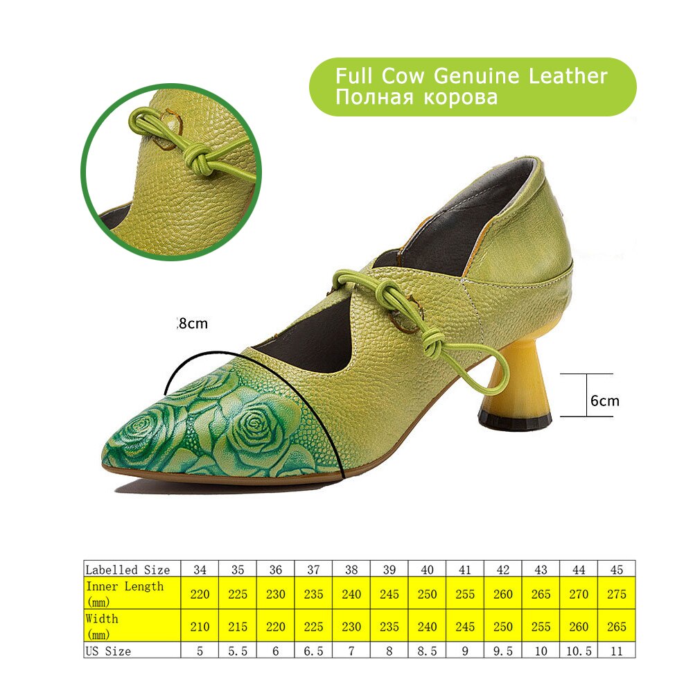 Elegant Low Heels Cow Genuine Leather Designer Luxury Pumps