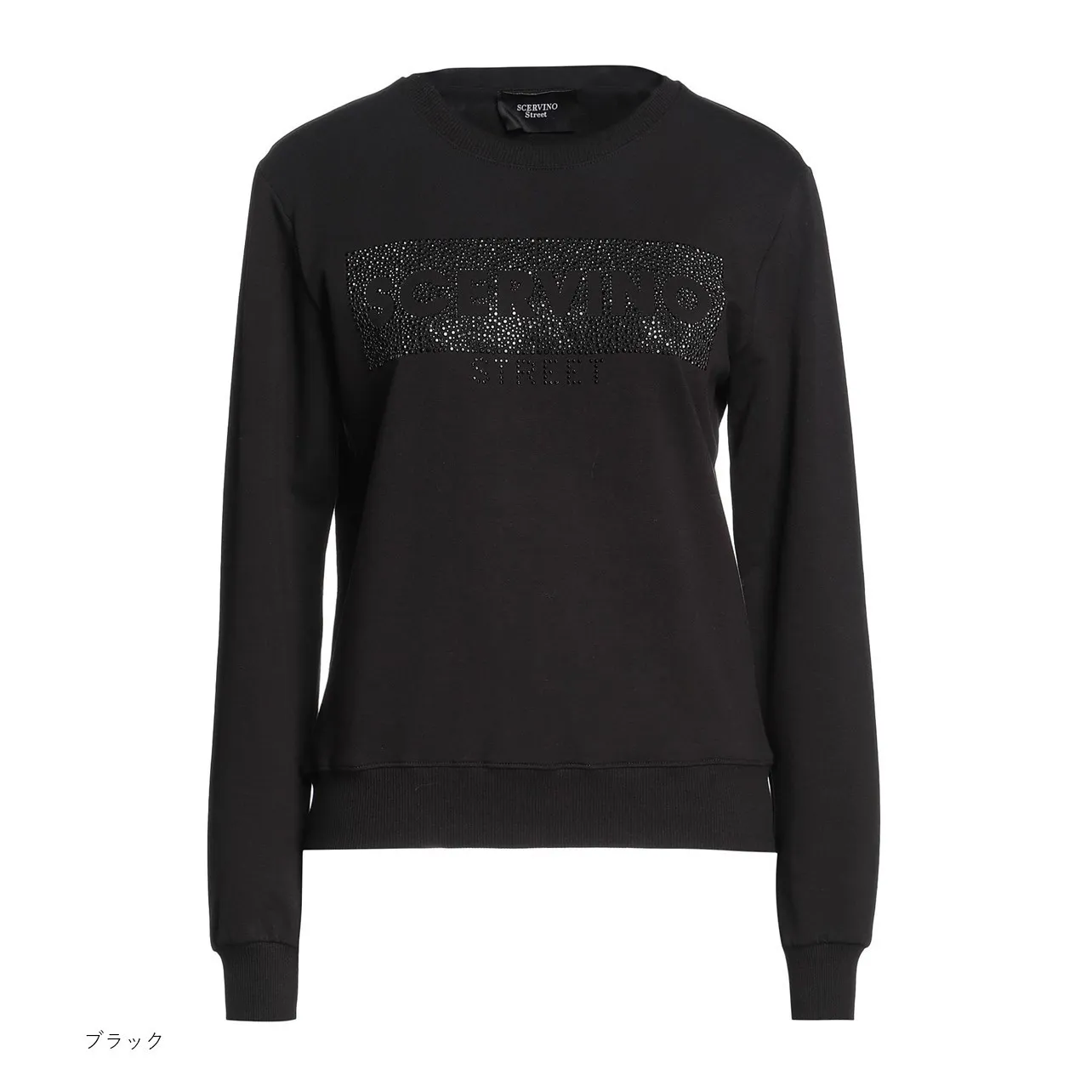 ERMANNO SCERVINO  |Crew Neck Long Sleeves Plain Cotton Logo