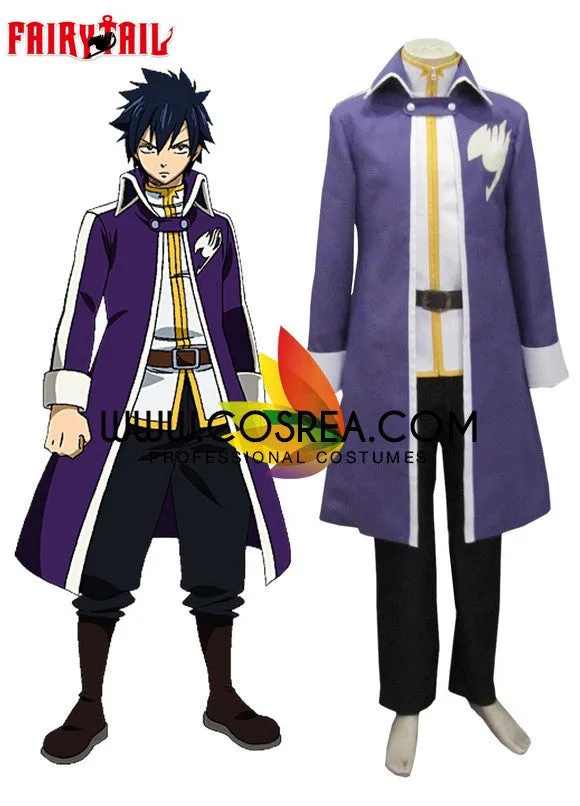 Fairy Tail Gray Fullbuster Guild Cosplay Costume