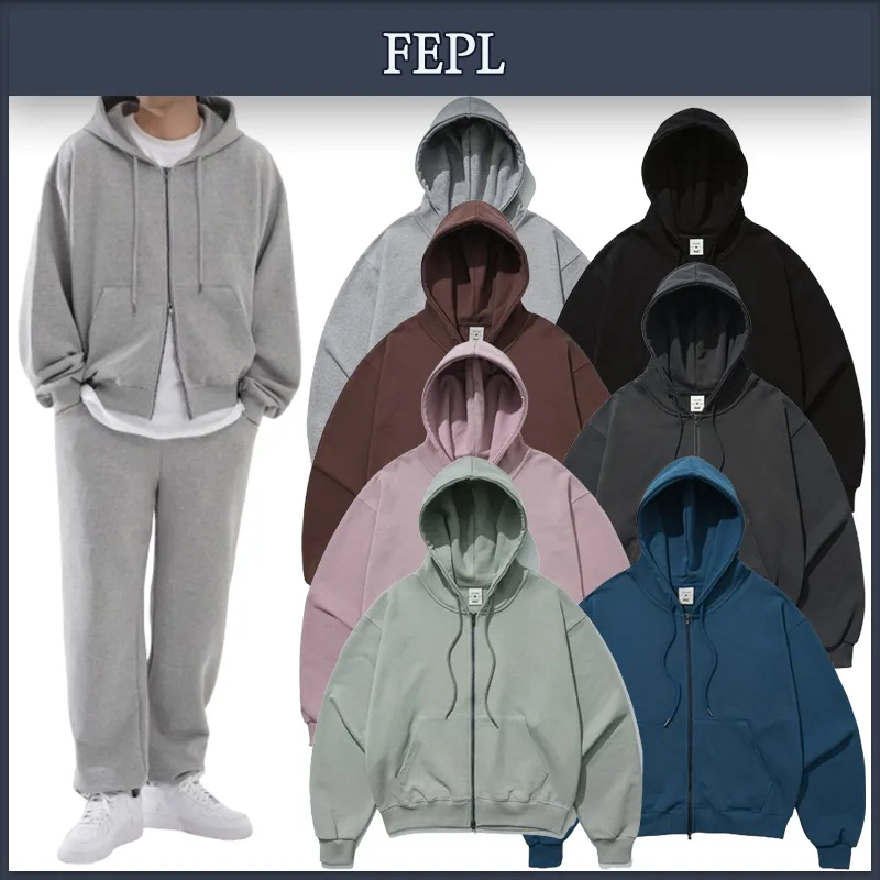 FP142  |Unisex Street Style Logo Hoodies