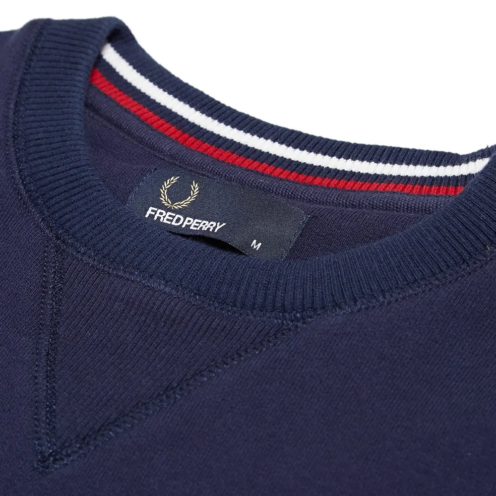 Fred Perry Classic Crew Neck SweatDark Carbon