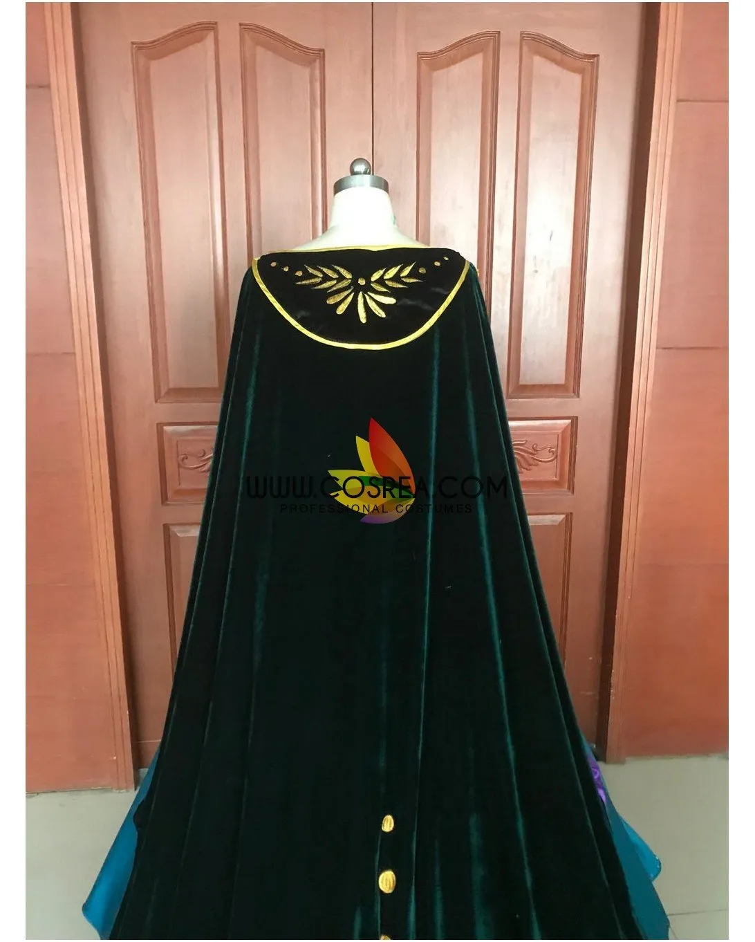 Frozen 2 Anna Queen Coronation Embroidered Cosplay Costume