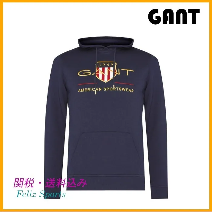 GANT  |Unisex Street Style Long Sleeves Hoodies