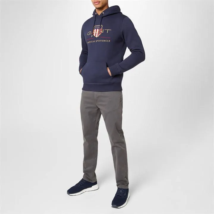 GANT  |Unisex Street Style Long Sleeves Hoodies