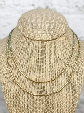 Gardenia Double Strand Necklace