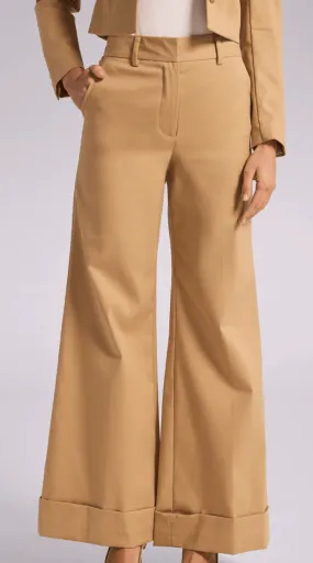 Generation Love Mavis Gabardine Pants in Taupe