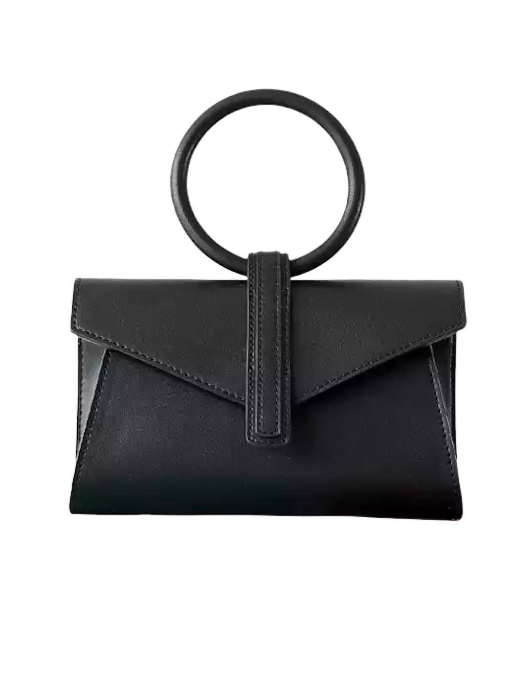 Geometrical Genuine Leather Handbag