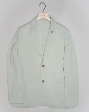 Gran Sasso Linen & Cotton Jersey Jacket / Light Mint