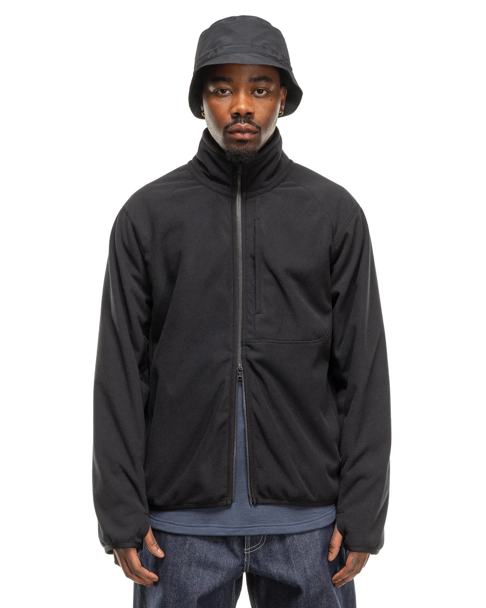 Guide Jacket - GORE-TEX WINDSTOPPER 3L Fleece / Polartec MicroGrid Black