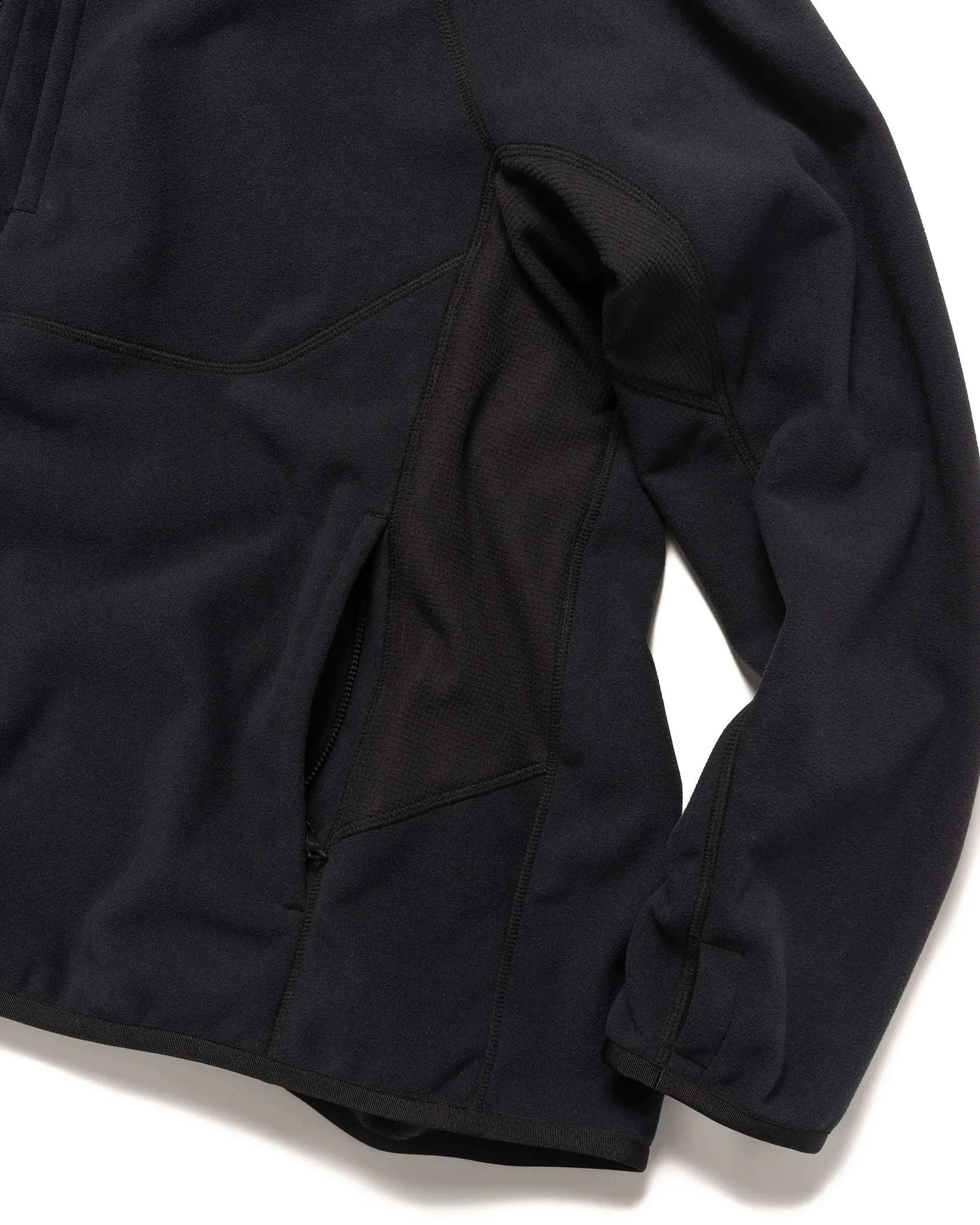 Guide Jacket - GORE-TEX WINDSTOPPER 3L Fleece / Polartec MicroGrid Black