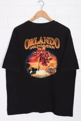 HARLEY DAVIDSON Orlando Sunset Front Back T-Shirt (XL)