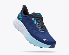 Hoka Mens Arahi 6 Athletic Shoes- Outer Space/Bellweather Blue