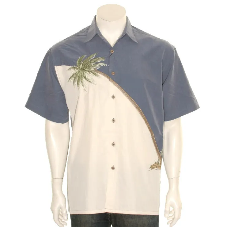 Hurricane Palm Tree Aloha Shirt