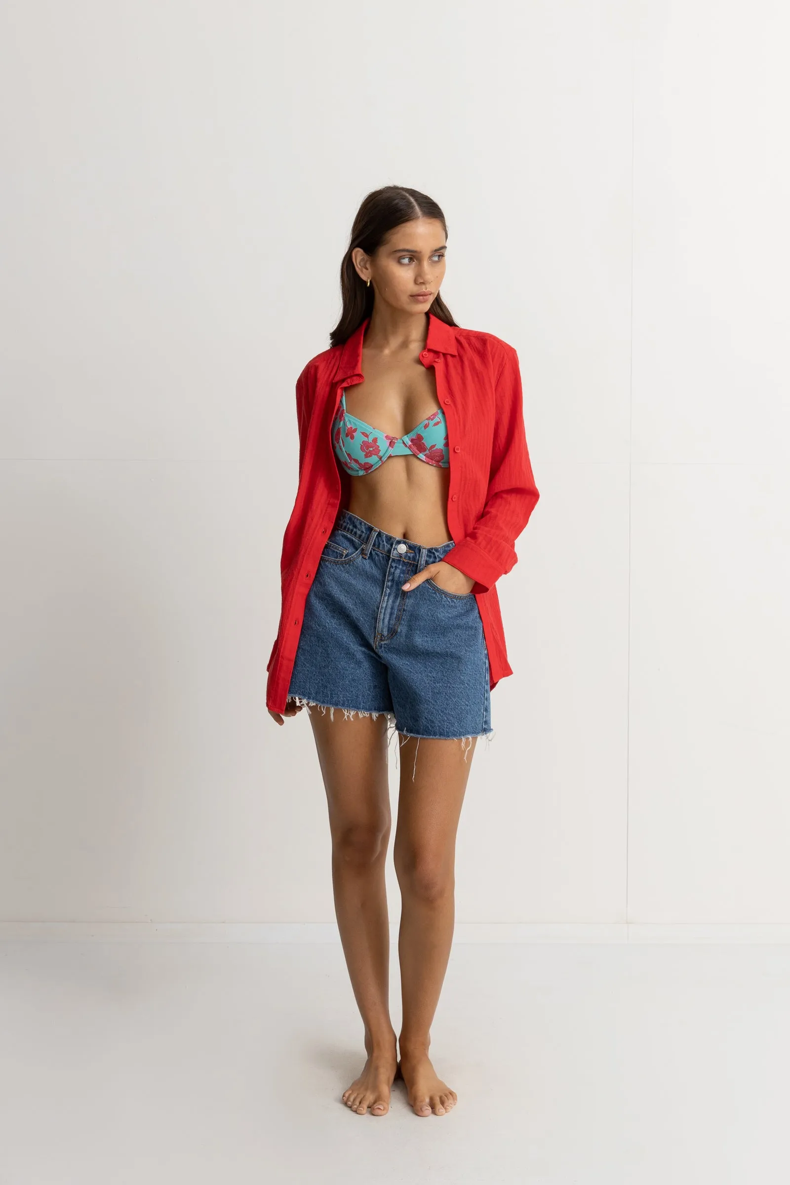 Inferna Beach Shirt Red