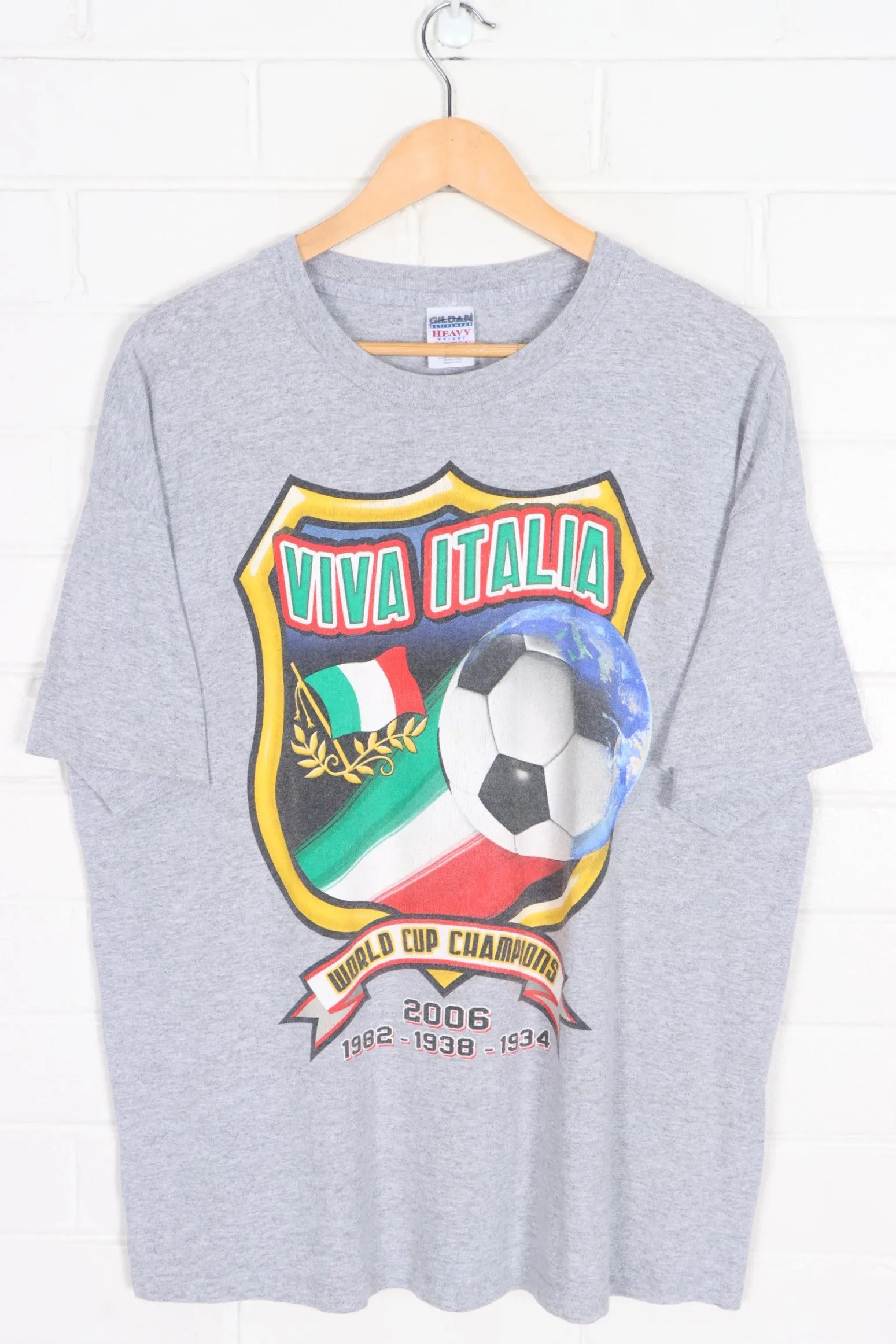 Italy Viva Italia World Cup Champions 2006 T-Shirt (XL)