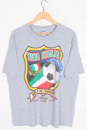 Italy Viva Italia World Cup Champions 2006 T-Shirt (XL)