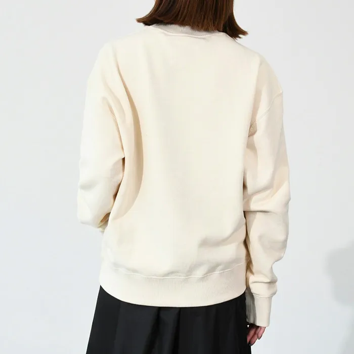 Jil Sander  |Crew Neck Long Sleeves Plain Cotton Logo