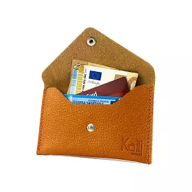 K0040LB | Sachet with flap Made in Italy in genuine full grain leather