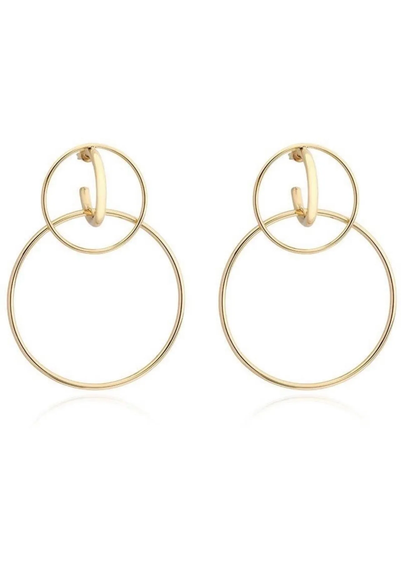 Kara Double Hoop Earring